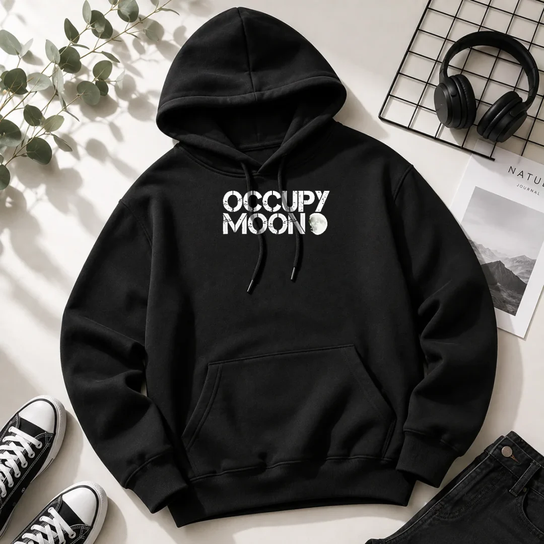 funny-distressed-occupy-moon-space-lunar-astronomy-hoodie Funny Distressed Occupy Moon Space Lunar Astronomy Hoodie