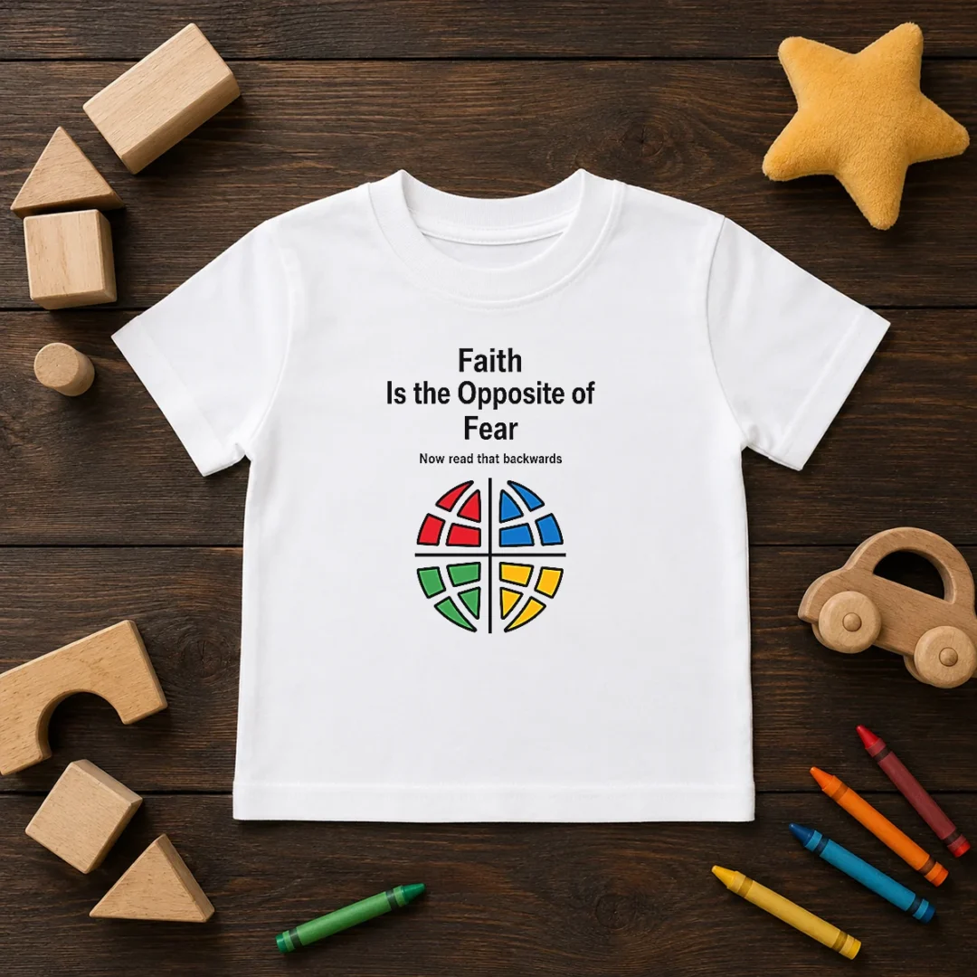 funny-faith-is-the-opposite-of-fear-motivational-quote-apparel-kids-t-shirt Funny Faith Is The Opposite Of Fear Motivational Quote Apparel Kids T-Shirt