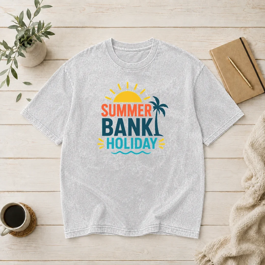 funny-good-minimalist-flat-summer-bank-holiday-sun-palm-wave-washed-t-shirt Funny Good Minimalist Flat Summer Bank Holiday Sun Palm Wave Washed T-Shirt