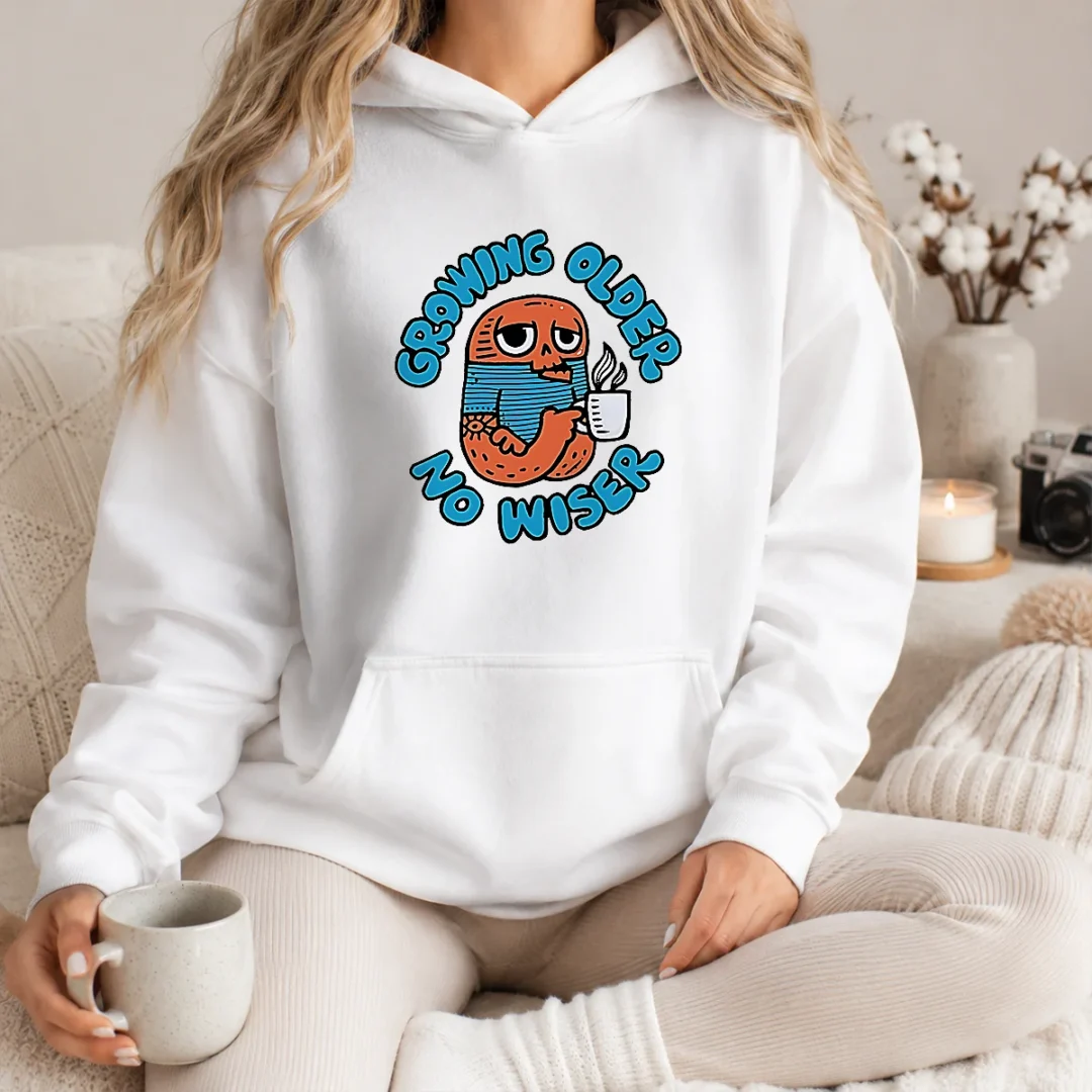 funny-growing-older-no-wiser-aging-coffee-lover-hoodie Funny Growing Older No Wiser Aging Coffee Lover Hoodie