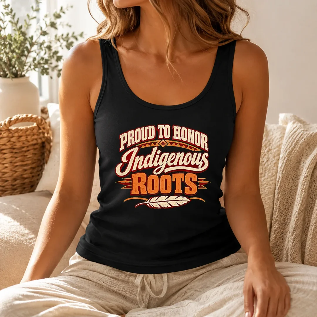 Funny Hot Bold Indigenous Peoples Day Pride Statement Tank Top Funny Hot Bold Indigenous Peoples Day Pride Statement Tank Top
