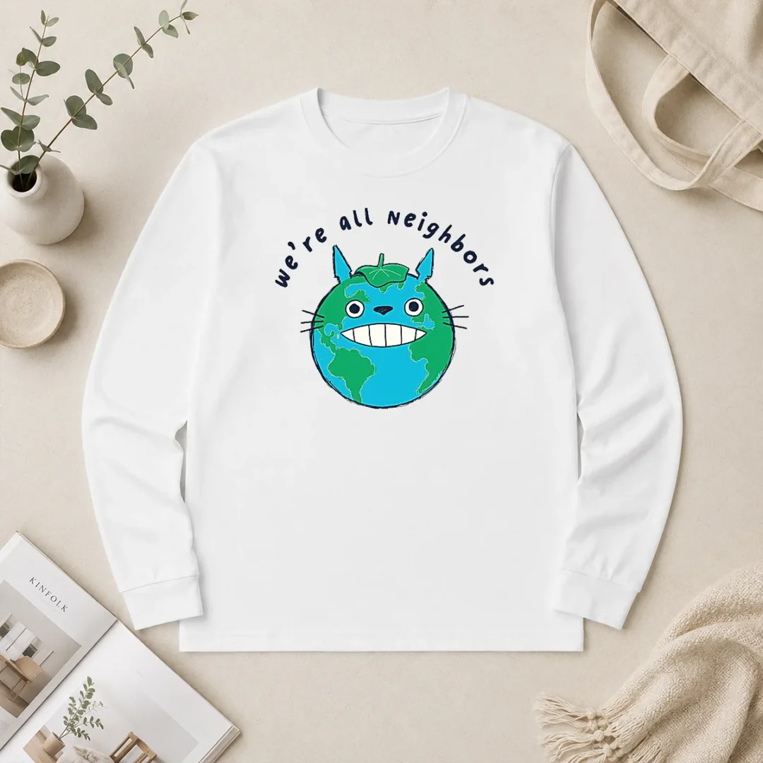 Funny Hot Neighbors From Woot! Long Sleeve Shirt Funny Hot Neighbors From Woot! Long Sleeve Shirt