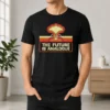 Funny Hot The Future Is Analogue Retro Nuclear Mushroom Cloud