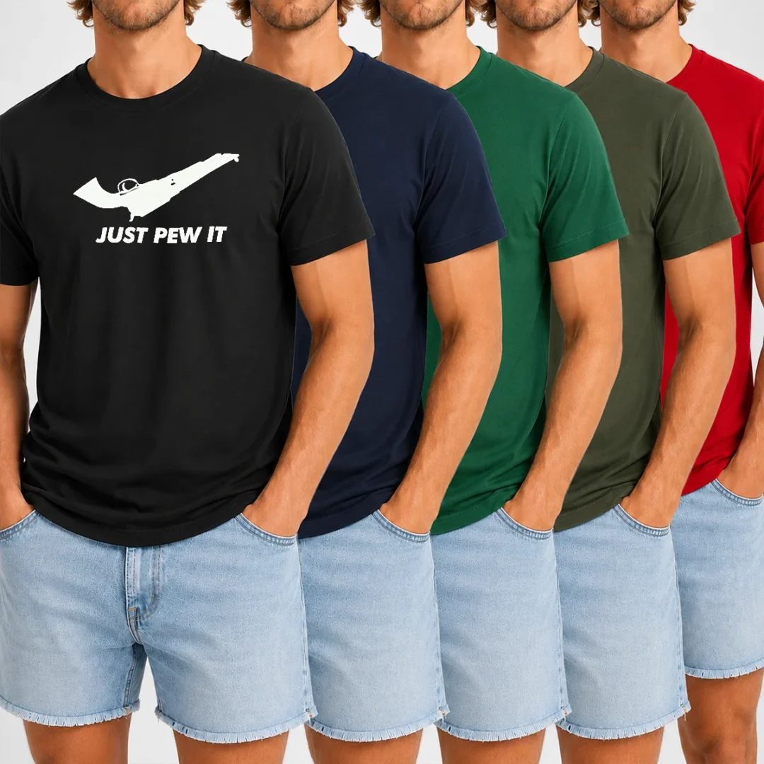 funny-just-pew-it-gun-firearm-pistol-shooting-t-shirt-1 Funny Just Pew It Gun Firearm Pistol Shooting