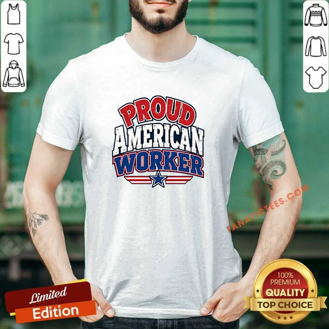 funny-labour-day-proud-american-worker-cartoon-shirt Funny Labour Day Proud American Worker Cartoon