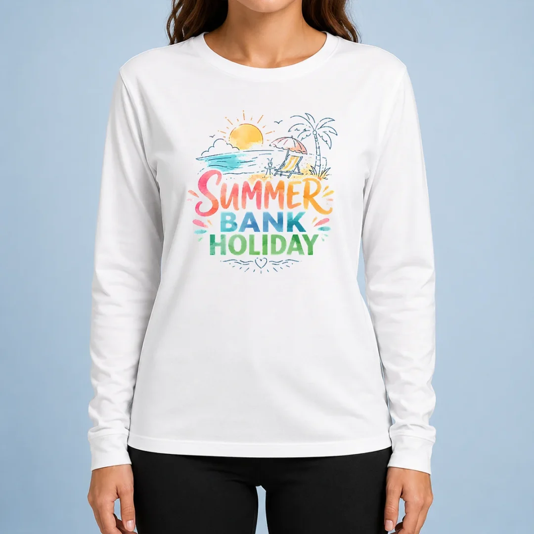 funny-nice-watercolor-beach-scene-summer-bank-holiday-relax-long-sleeve-shirt Funny Nice Watercolor Beach Scene Summer Bank Holiday Relax Long Sleeve Shirt