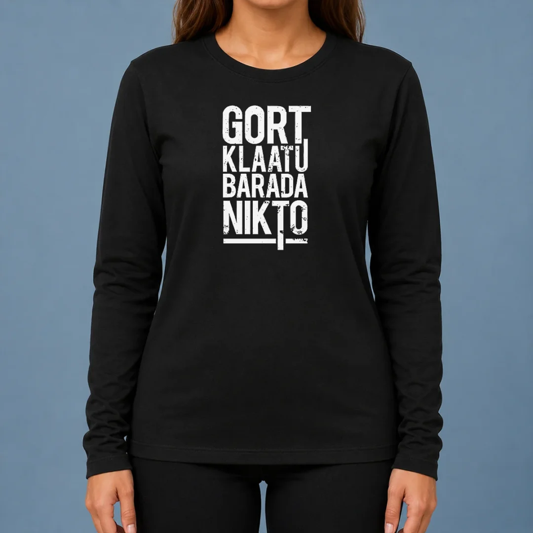 funny-premium-gort-klaatu-barada-nikto-geek-long-sleeve-shirt Funny Premium Gort Klaatu Barada Nikto Geek Long Sleeve Shirt