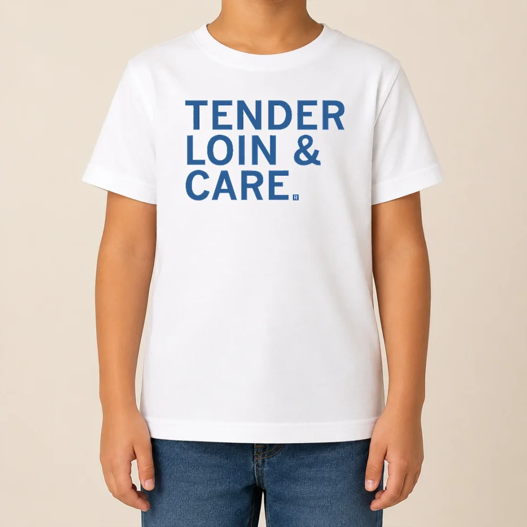 Funny Premium Tender Loin & Care Kids T Shirt Funny Premium Tender Loin & Care Kids T-Shirt