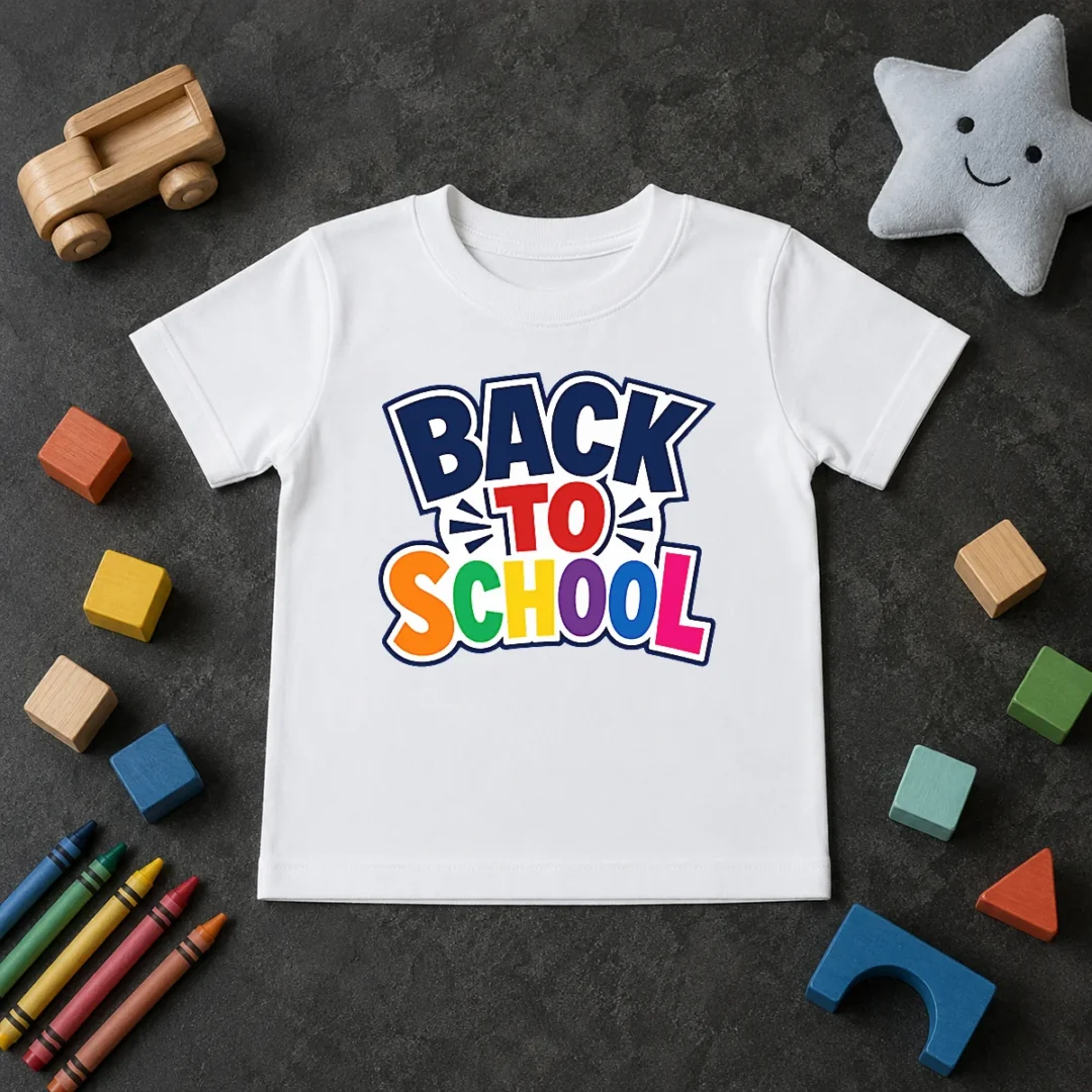 Funny Pretty Retro Distressed Back To School Typography Kids T Shirt Funny Pretty Retro Distressed Back To School Typography Kids T-Shirt