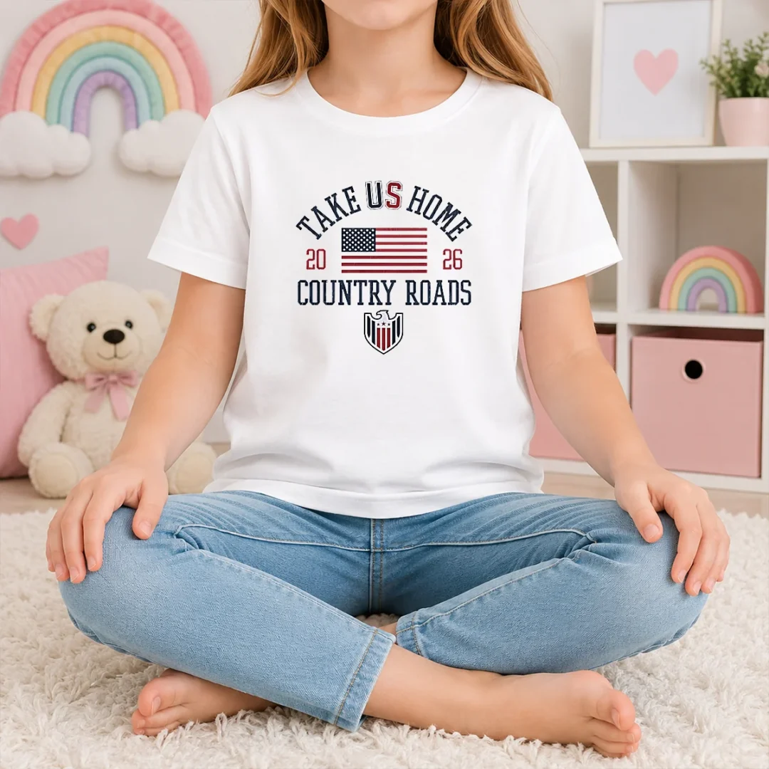 funny-take-us-home-country-roads-2026-usa-soccer-kids-t-shirt Funny Take US Home Country Roads 2026 USA Soccer Kids T-Shirt