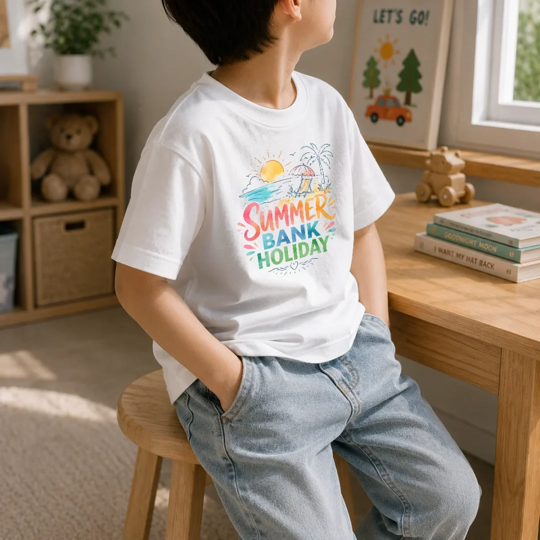 funny-watercolor-beach-scene-summer-bank-holiday-relax-kids-t-shirt-kid-t-shirt Funny Watercolor Beach Scene Summer Bank Holiday Relax Kids T-Shirt