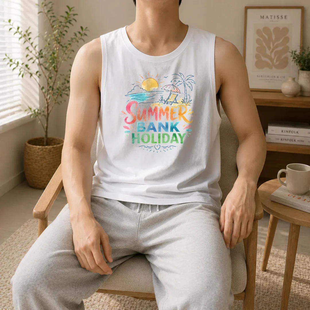 funny-watercolor-beach-scene-summer-bank-holiday-relax-tank-top Funny Watercolor Beach Scene Summer Bank Holiday Relax Tank Top