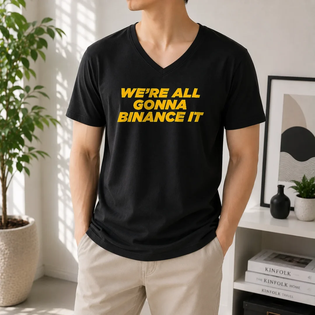 funny-we-re-all-gonna-binance-it-v-neck-shirt-1 Funny We'Re All Gonna Binance It V-Neck Shirt