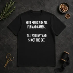 Hot Pretty Butt Plugs Are All Fun And Games Till You Fart And Shoot The Cat