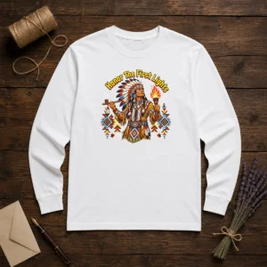 Official Indigenous Peoples Day Pixel Pride Long Sleeve Shirt