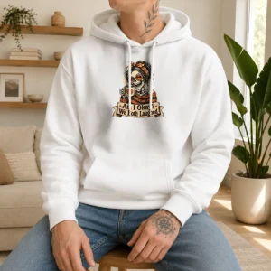Top Vintage Funny Halloween Skeleton Girl Coffee Hoodie