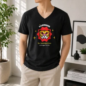 Premium Awesome Candiger The Sovereign Grace 4th Designer Toy Life V-Neck Shirt