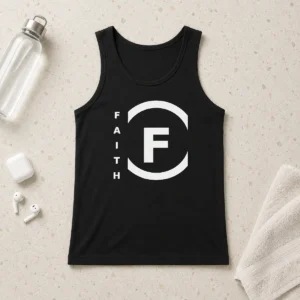 Awesome Nice Faith F Logo Minimalist Tank Top