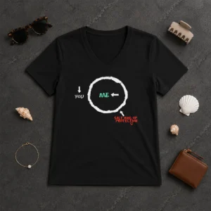 Premium Salt Ring Of Protection Geek V-Neck Shirt