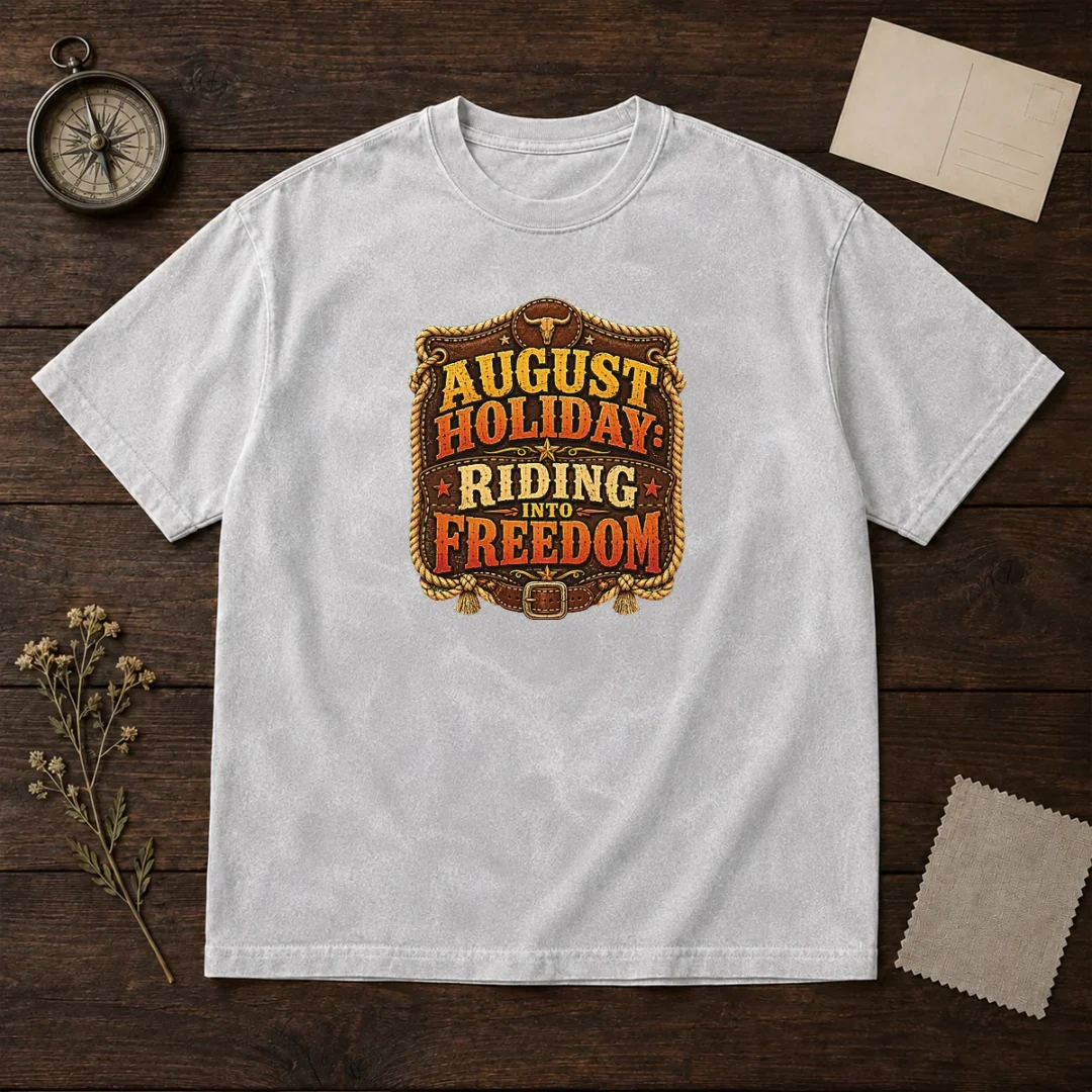 good-august-holiday-western-freedom-ride-washed-t-shirt Good August Holiday Western Freedom Ride Washed T-Shirt