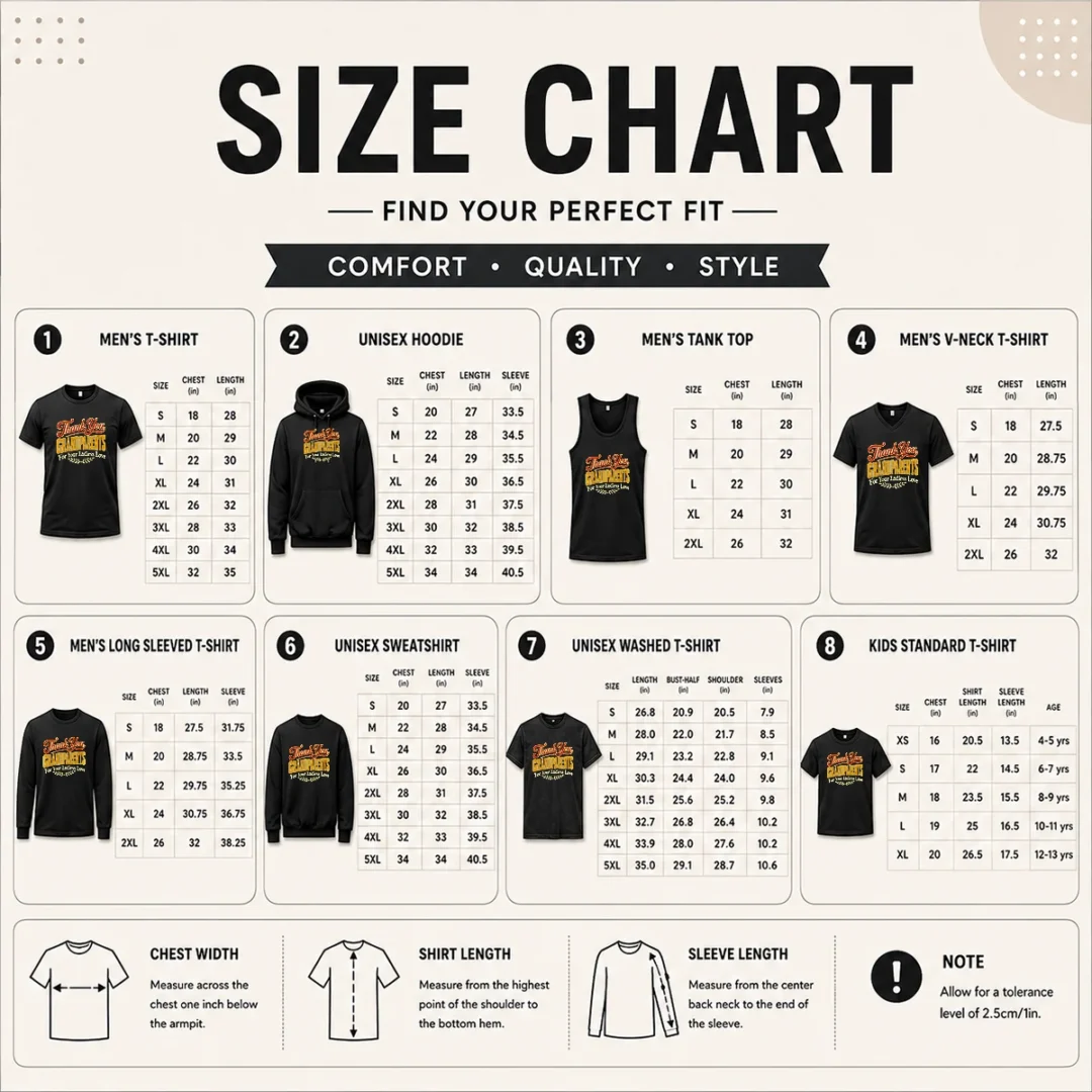 good-awesome-grandparents-day-thank-you-heartfelt-vector-size-chart Good Awesome Grandparents Day Thank You Heartfelt Vector Shirt - Image 4