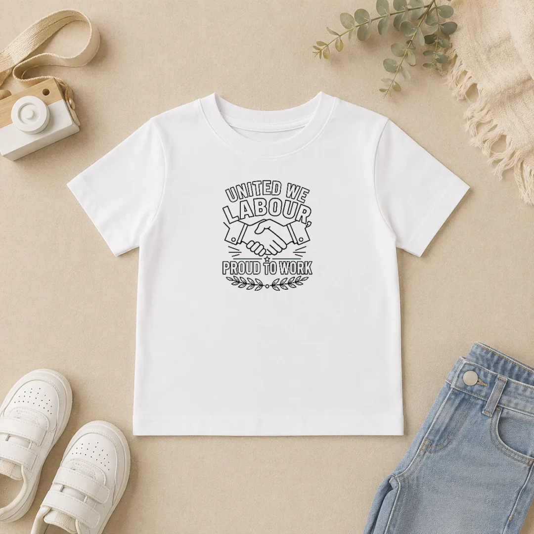 Good Awesome Labour Day Unity Line Art Shirt For Proud Workers Kids T Shirt Good Awesome Labour Day Unity Line Art Shirt For Proud Workers Kids T-Shirt