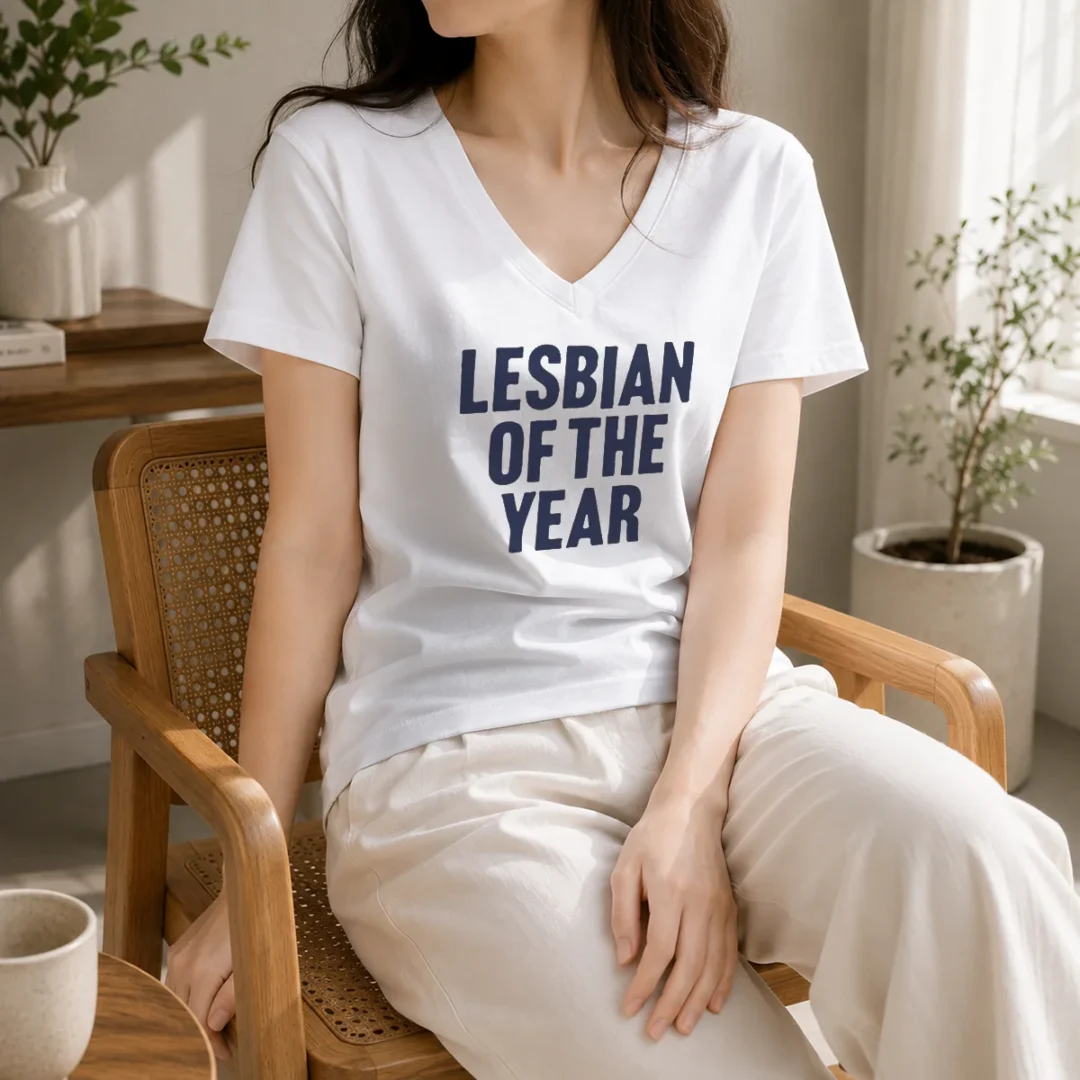 good-awesome-top-loty-lesbian-of-the-year-v-neck-shirt Good Awesome Top Loty Lesbian Of The Year V-Neck Shirt