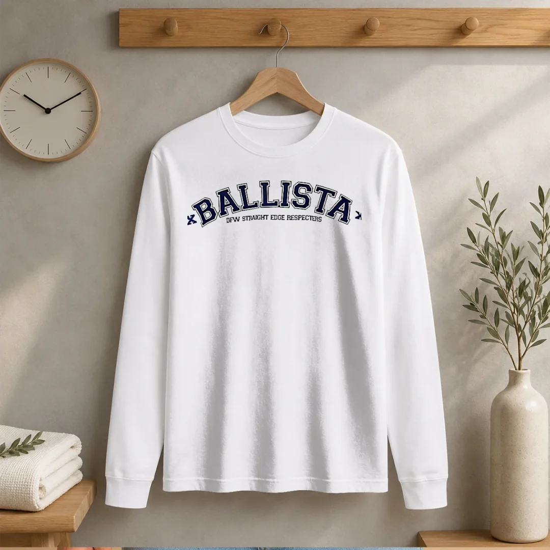 good-ballista-dfw-straight-edge-respecters-hardcore-long-sleeve-shirt Good Ballista DFW Straight Edge Respecters Hardcore Long Sleeve Shirt