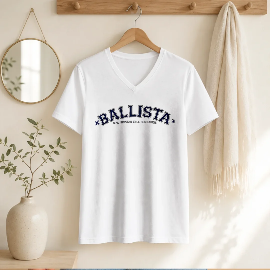 good-ballista-dfw-straight-edge-respecters-hardcore-v-neck-shirt Good Ballista DFW Straight Edge Respecters Hardcore V-Neck Shirt