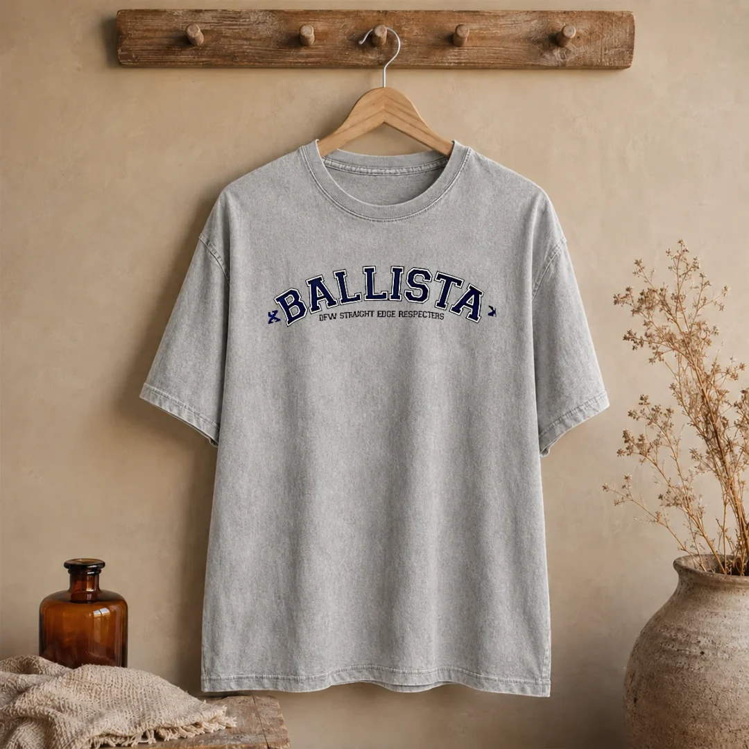 good-ballista-dfw-straight-edge-respecters-hardcore-washed-t-shirt Good Ballista DFW Straight Edge Respecters Hardcore Washed T-Shirt