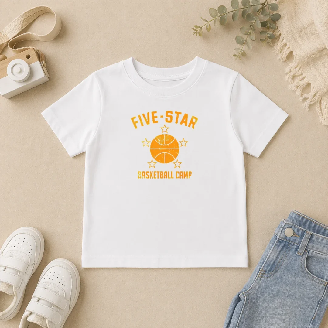 Good Distressed Five Star Basketball Camp Youth Sports Kids T Shirt Good Distressed Five Star Basketball Camp Youth Sports Kids T-Shirt