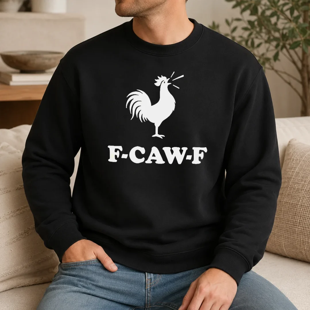 Good F CAW F Rooster Chicken Animal Sweater Good F CAW F Rooster Chicken Animal Sweater