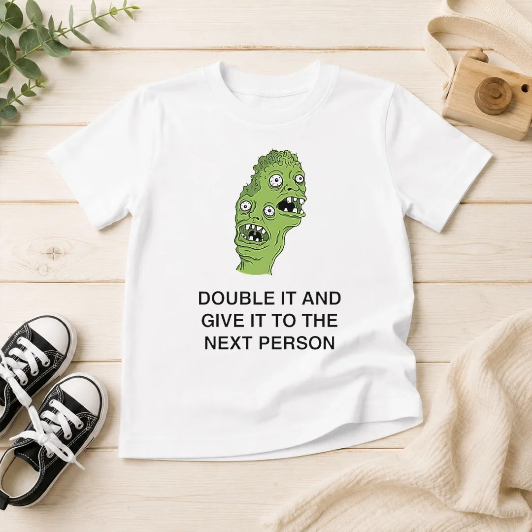 good-funny-double-it-and-give-it-to-the-next-person-meme-kids-t-shirt Good Funny Double It And Give It To The Next Person Meme Kids T-Shirt