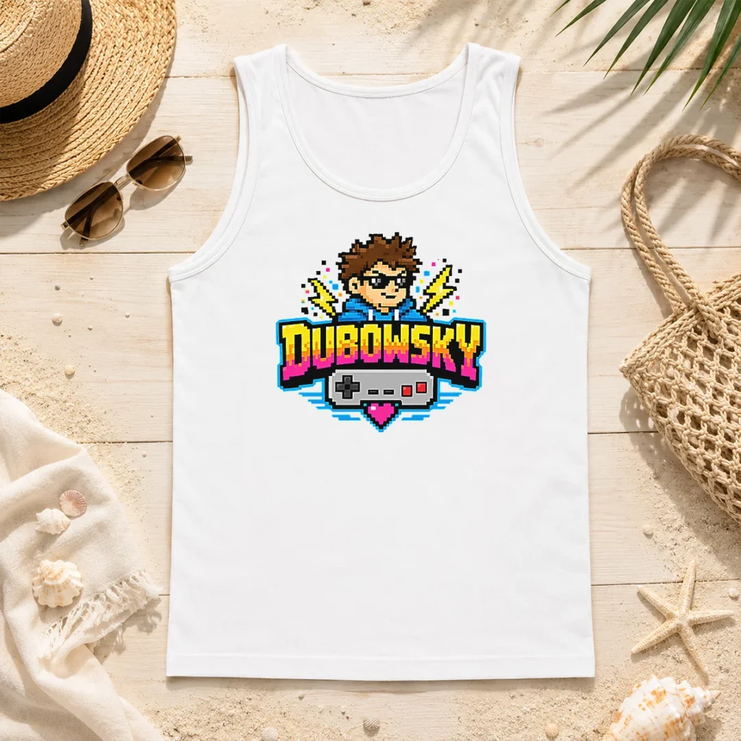Good Hot Dubowsky Pixel Art Gamer Controller Retro Logo Tank Top Good Hot Dubowsky Pixel Art Gamer Controller Retro Logo Tank Top