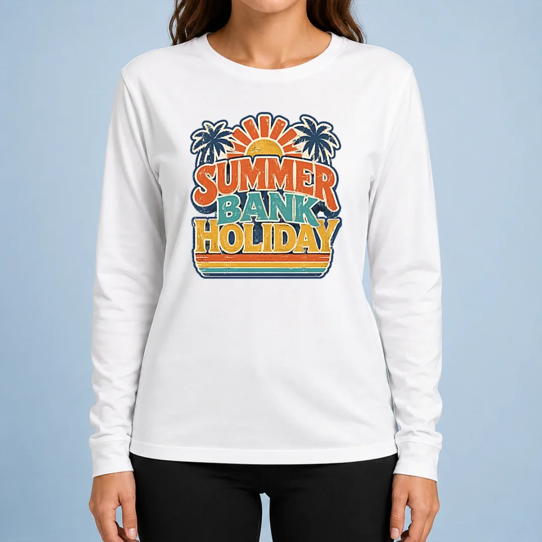 good-hot-vintage-retro-summer-bank-holiday-palm-sunburst-long-sleeve-shirt Good Hot Vintage Retro Summer Bank Holiday Palm Sunburst Long Sleeve Shirt