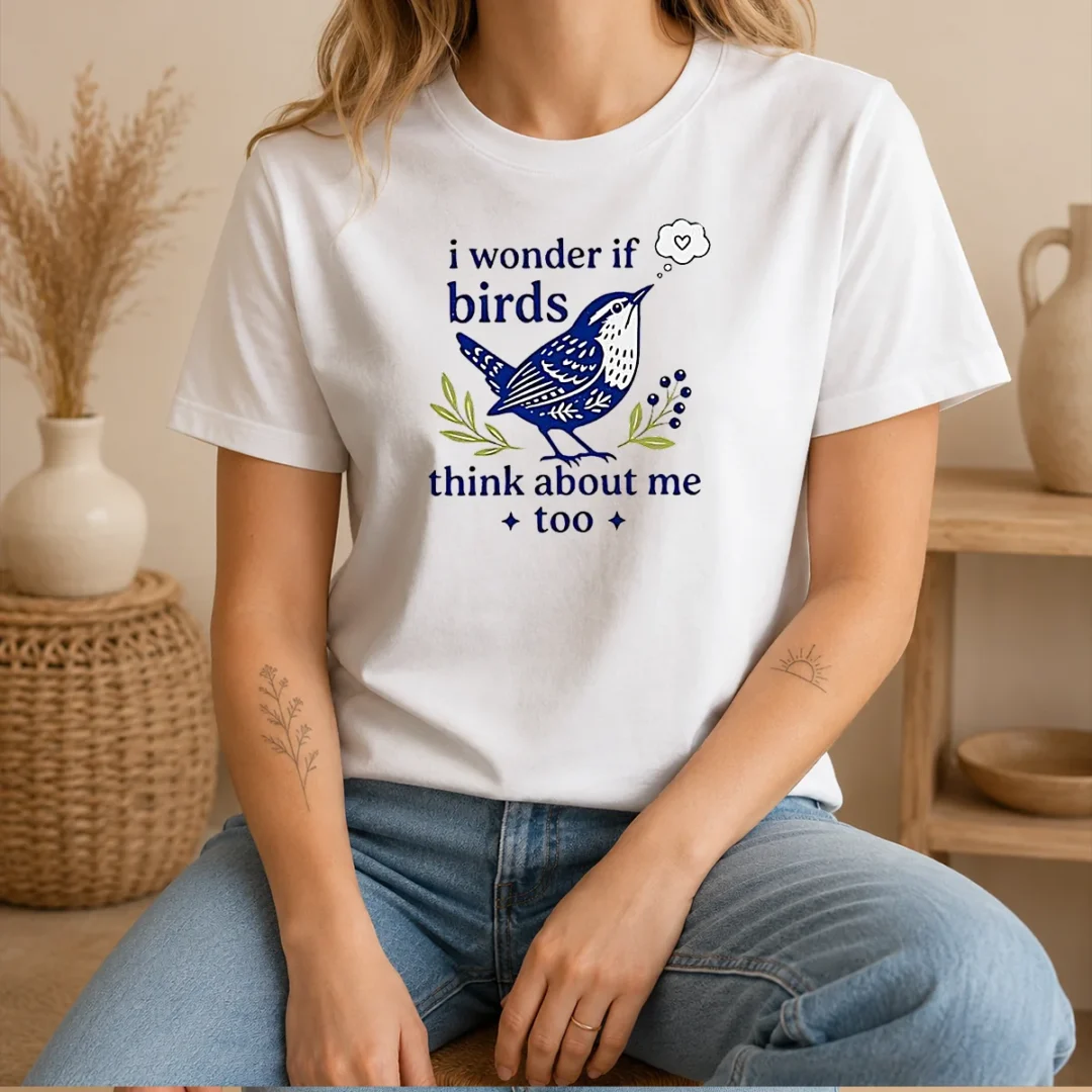 good-i-wonder-if-birds-think-about-me-too-t-shirt-1 Good I Wonder If Birds Think About Me Too
