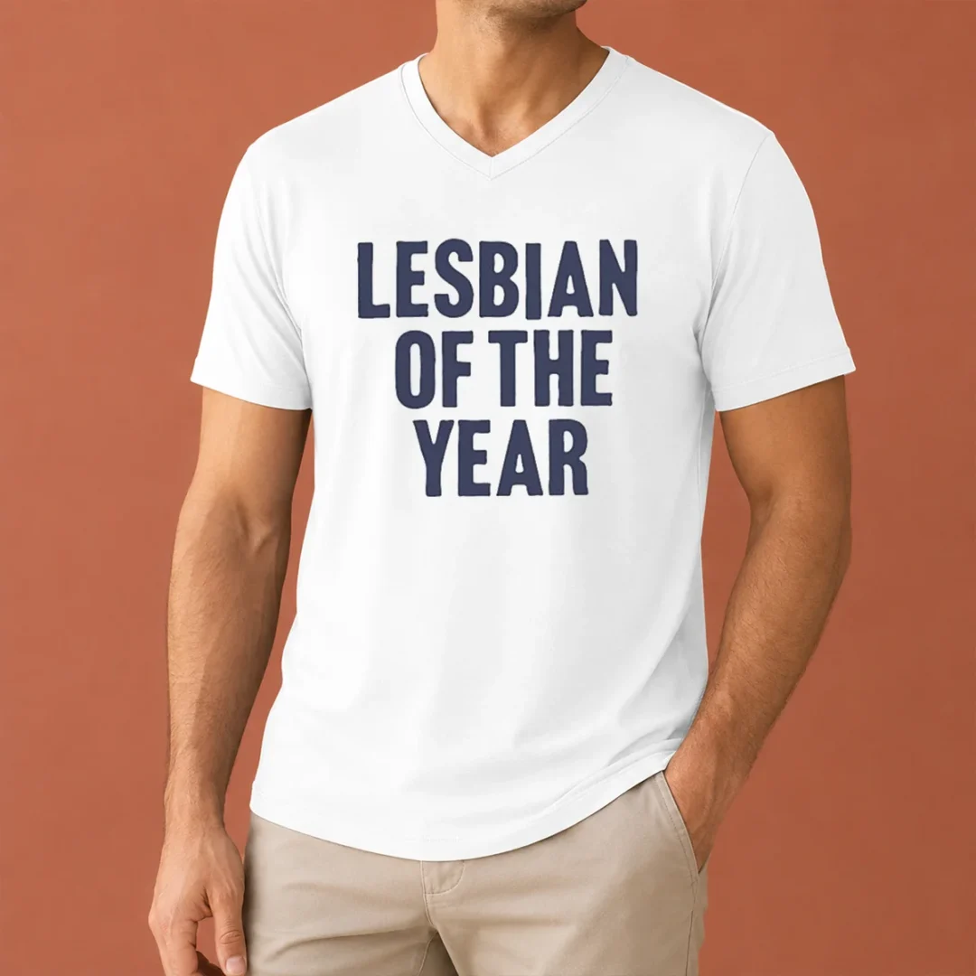 good-loty-lesbian-of-the-year-v-neck-shirt Good Loty Lesbian Of The Year V-Neck Shirt