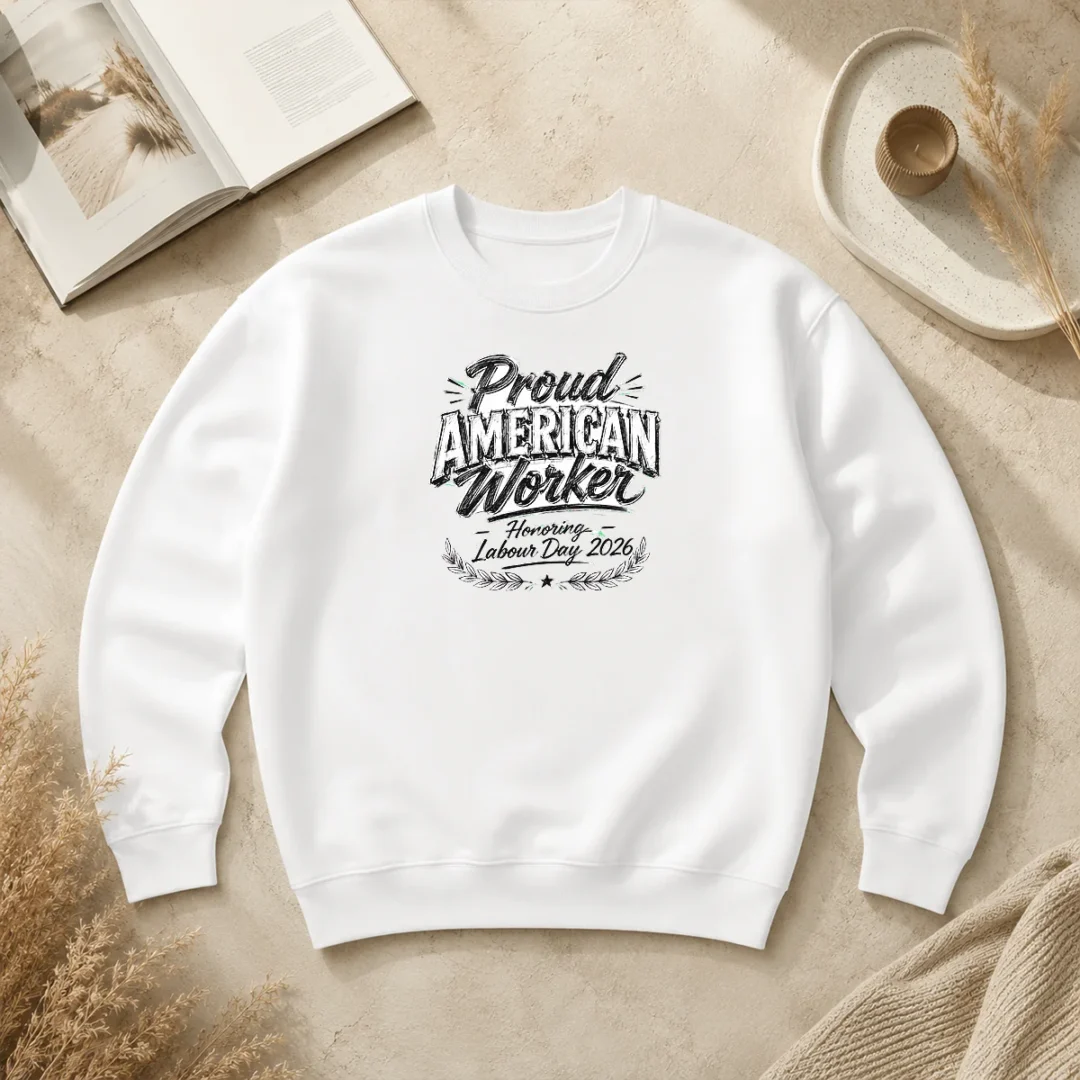 Good Nice Labour Day Proud American Worker Sketch Sweater Good Nice Labour Day Proud American Worker Sketch Sweater