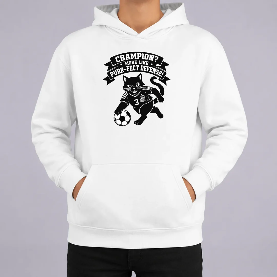 Good Nice Spanish Soccer Cat Meme Silhouette Hoodie Good Nice Spanish Soccer Cat Meme Silhouette Hoodie