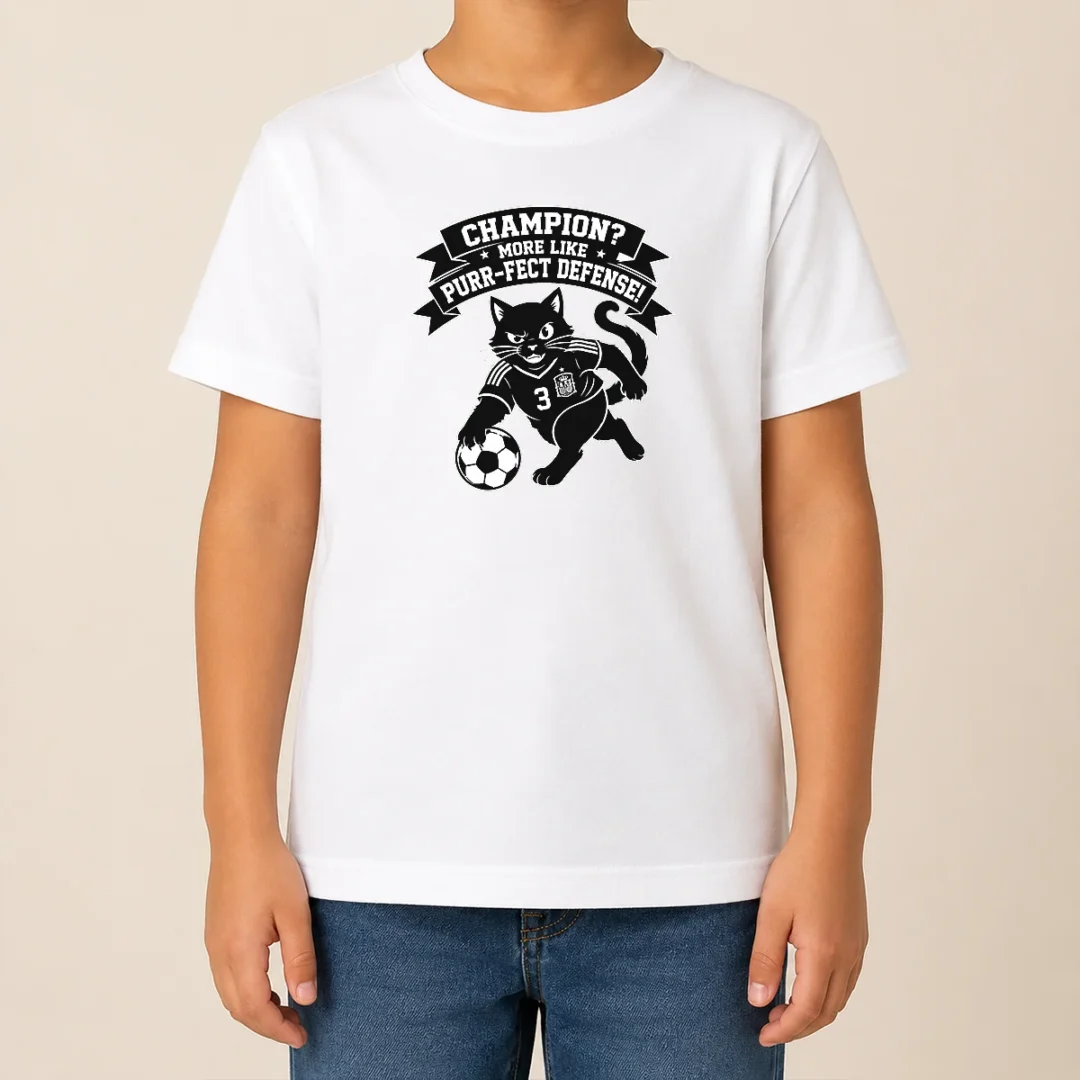 Good Nice Spanish Soccer Cat Meme Silhouette Kids T Shirt Good Nice Spanish Soccer Cat Meme Silhouette Kids T-Shirt