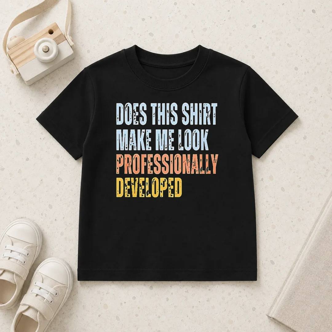 good-official-does-this-shirt-make-me-look-professionally-developed-kids-t-shirt Good Official Does This Shirt Make Me Look Professionally Developed Kids T-Shirt