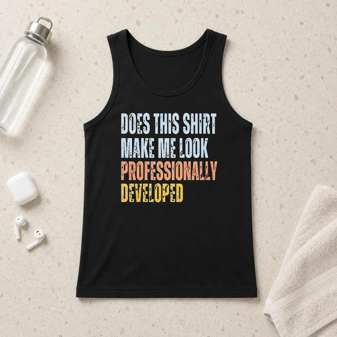 good-official-does-this-shirt-make-me-look-professionally-developed-tank-top Good Official Does This Shirt Make Me Look Professionally Developed Tank Top