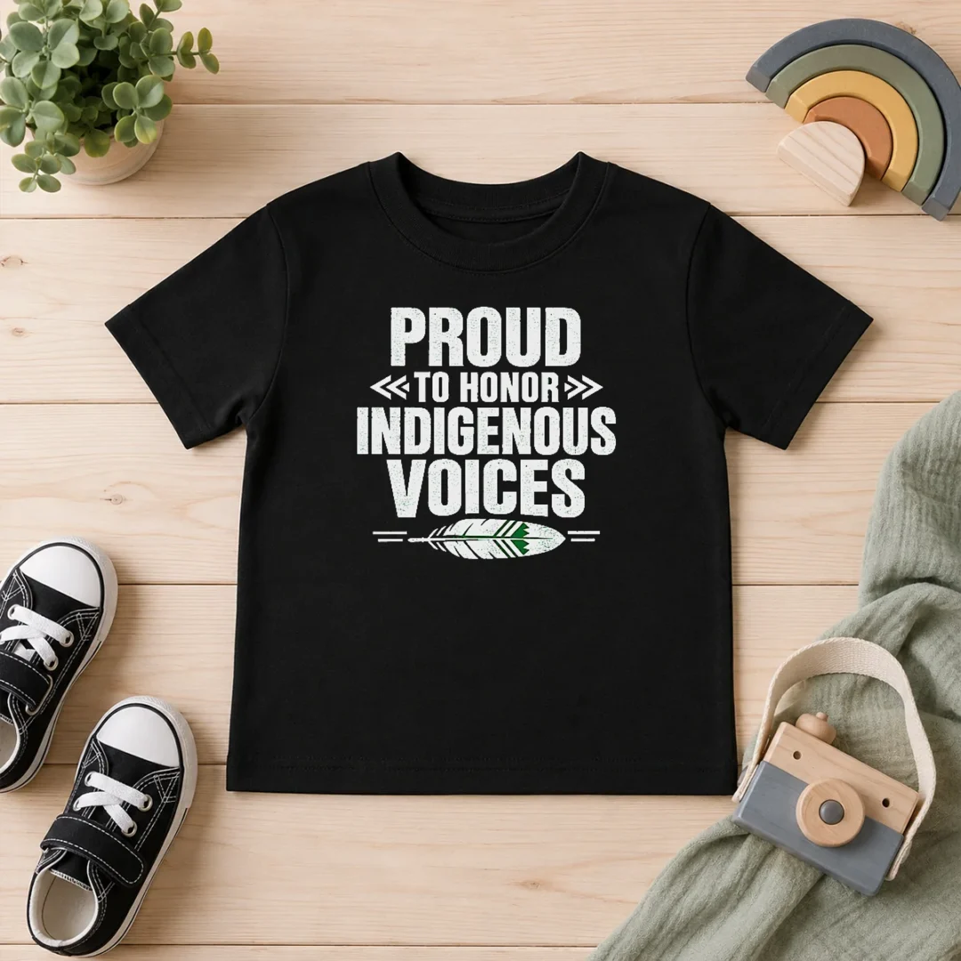 good-official-minimalist-indigenous-peoples-day-pride-celebration-kids-t-shirt Good Official Minimalist Indigenous Peoples Day Pride Celebration Kids T-Shirt