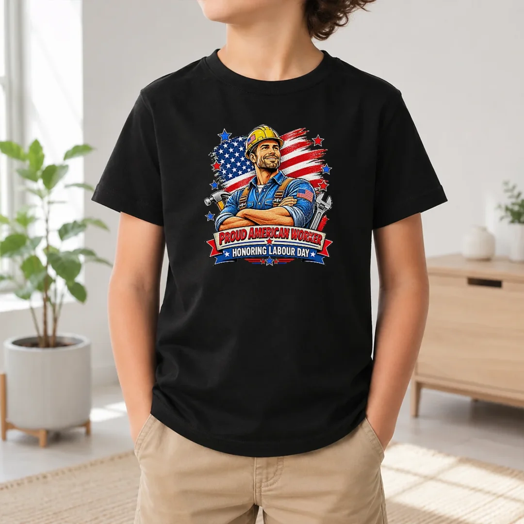 Good Original American Labour Day Celebration Vintage Kids T Shirt Good Original American Labour Day Celebration Vintage Kids T-Shirt