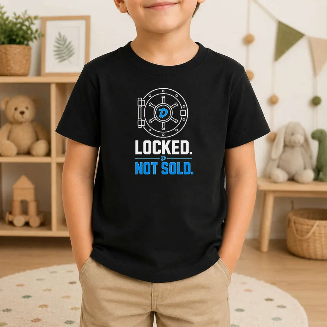 Good Premium Crypto Vault Hodl Locked Not Sold Dash Kids T Shirt Good Premium Crypto Vault Hodl Locked Not Sold Dash Kids T-Shirt