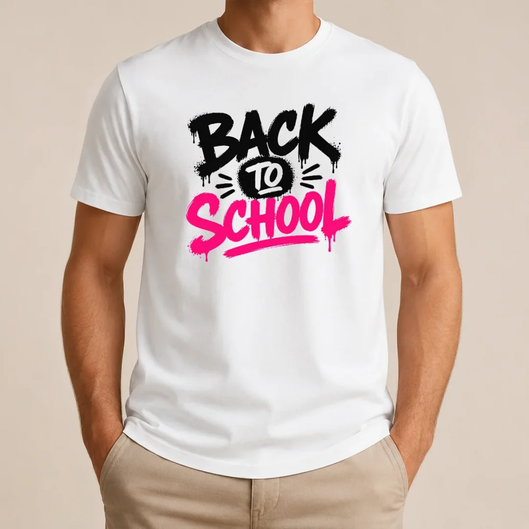 Good Pretty Brush Script Back To School Yellow Outline t shirt Good Pretty Brush Script Back To School Yellow Outline