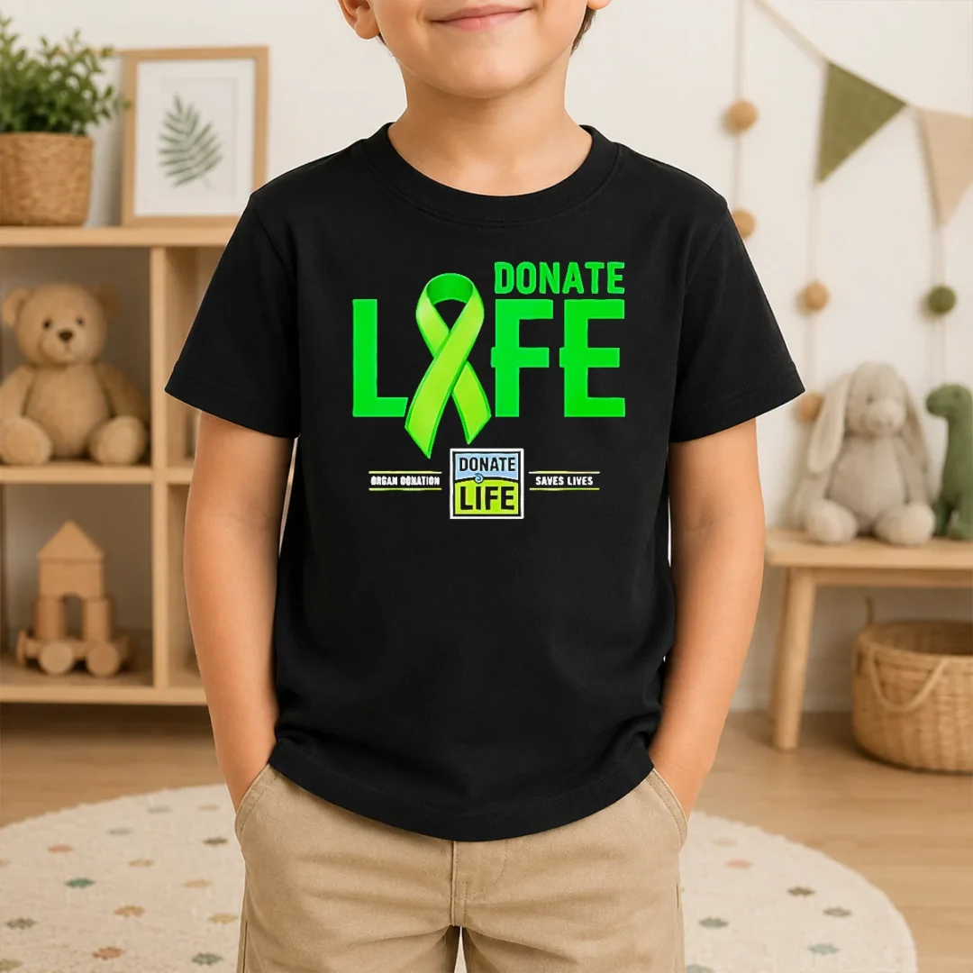 Good Pretty Donate Life Organ Donation Saves Lives Donate Life Kids T Shirt Good Pretty Donate Life Organ Donation Saves Lives Donate Life Kids T-Shirt