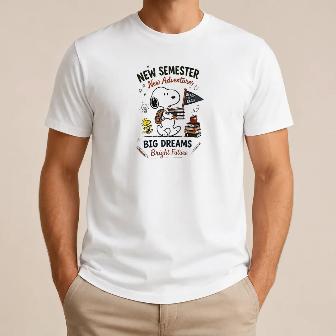 Good Top Snoopy New Semester New Adventures Big Dreams Bright Future t shirt Good Top Snoopy New Semester New Adventures Big Dreams Bright Future
