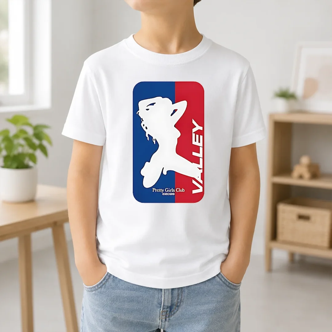 Good Valley Pretty Girls Club 2026 Silhouette Logo Kids T Shirt Good Valley Pretty Girls Club 2026 Silhouette Logo Kids T-Shirt