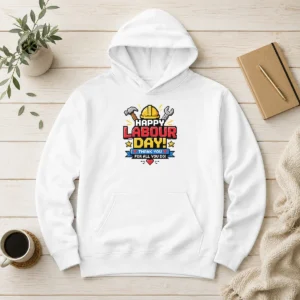 Nice Top Pixel Art Happy Labour Day Thank You Workers Hoodie